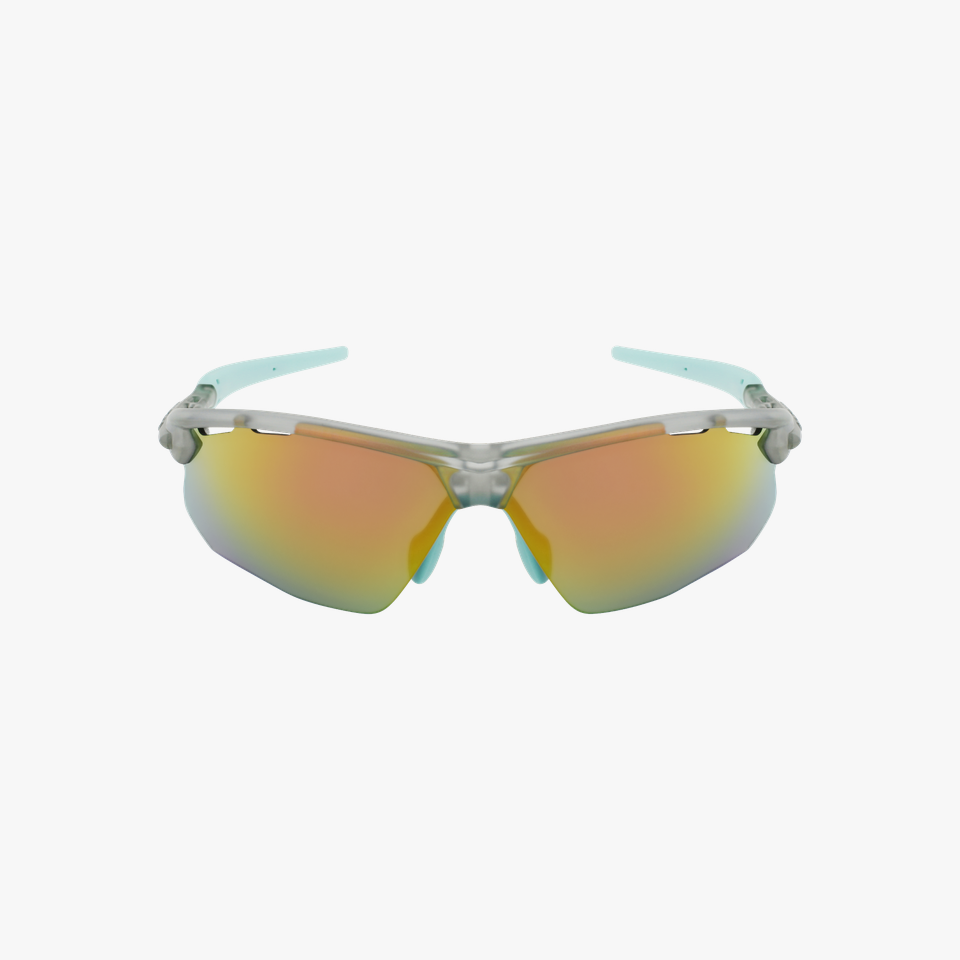 Lunettes de soleil homme ROG DHB0241 gris/turquoise - Vue de face
