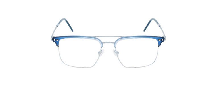 LUNETTES DE VUE homme MAGIC 202 bleu/argenté - Vue de face