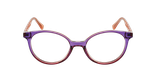 Lunettes de vue enfant RZERO25 violet/rose - Vue de face