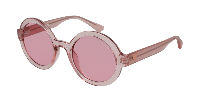LUNETTES DE SOLEIL femme GU7613 rose - vue de 3/4