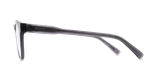 Lunettes de vue homme CARACTÈRES ELEGANT gris/cristal - Vue de face