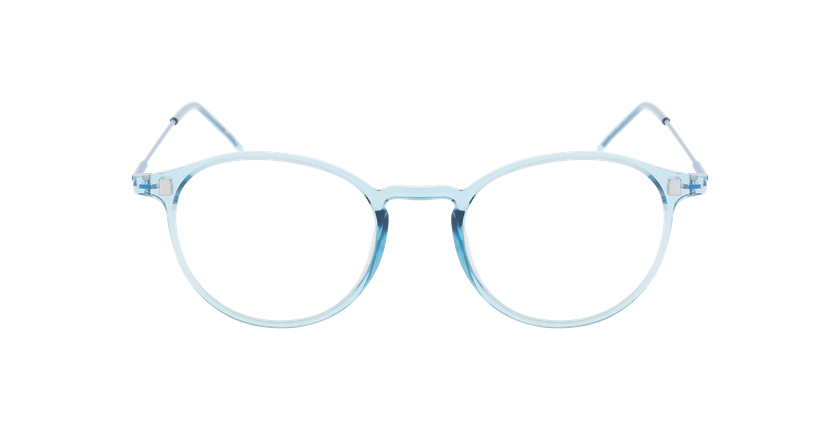 Lunettes de vue femme MAGIC 348 bleu - Vue de face