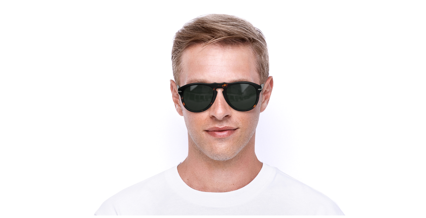 LUNETTES DE SOLEIL homme PO0649 écaille - Vue de face