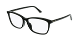 Lunettes de vue femme MONTAIGNE55F noir/bleu - Vue de 3/4