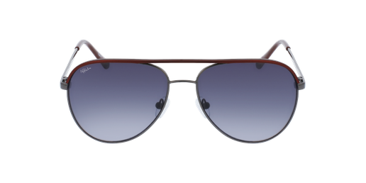 LUNETTES DE SOLEIL homme LISANDRO gris/rouge