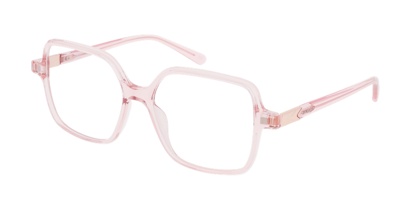 Lunettes de vue femme JOHANA rose - Vue de face