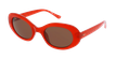 LUNETTES DE SOLEIL femme BEATRIZ rouge - Vue de face