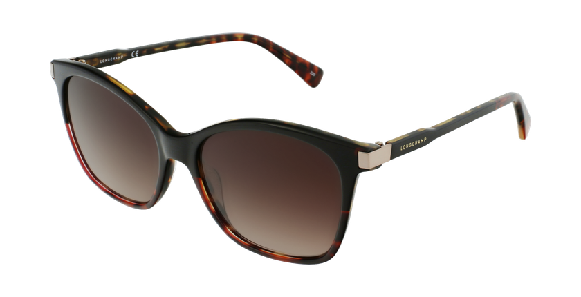 LUNETTES DE SOLEIL femme LO625S marron/violet - vue de 3/4