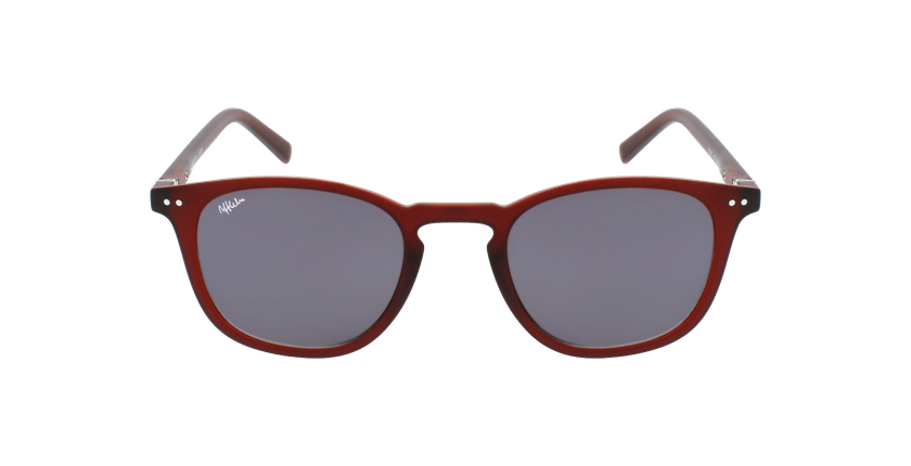 Lunettes de vue FORTY solaire Bordeaux +2.50 rouge - Vue de face