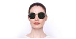 LUNETTES DE SOLEIL femme BA5010S doré - Vue de face