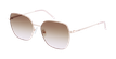 LUNETTES DE SOLEIL femme RIO doré - Vue de face