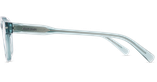 Lunettes de vue homme CARACTÈRES OPTIMISTE vert - Vue de face