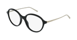 Lunettes de vue femme MARC 483 noir/bleu - Vue de 3/4