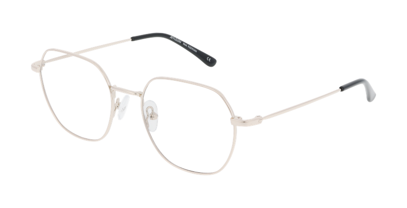 Lunettes de vue femme RZERO50 dorée - Vue de face