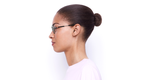 Lunettes de vue femme MAGIC 193 noir/argenté - Vue de face