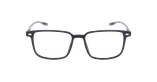 Lunettes de vue homme MAGIC243 noir/rouge - Vue de face