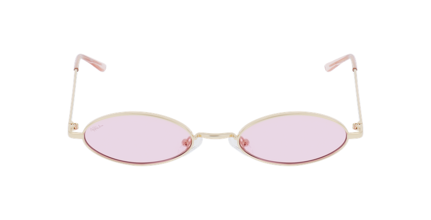 LUNETTES DE SOLEIL femme MILWAUKEE doré - Vue de face