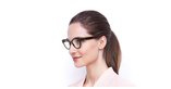 Lunettes de vue femme DIORCD4 écaille - Vue de 3/4