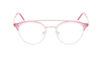Lunettes de vue femme MAGIC 199 rose/dorée - Vue de face