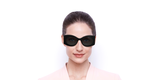 LUNETTES DE SOLEIL femme GG0810S noir - Vue de face