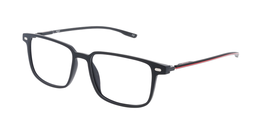 Lunettes de vue homme MAGIC243 noir/rouge - Vue de face