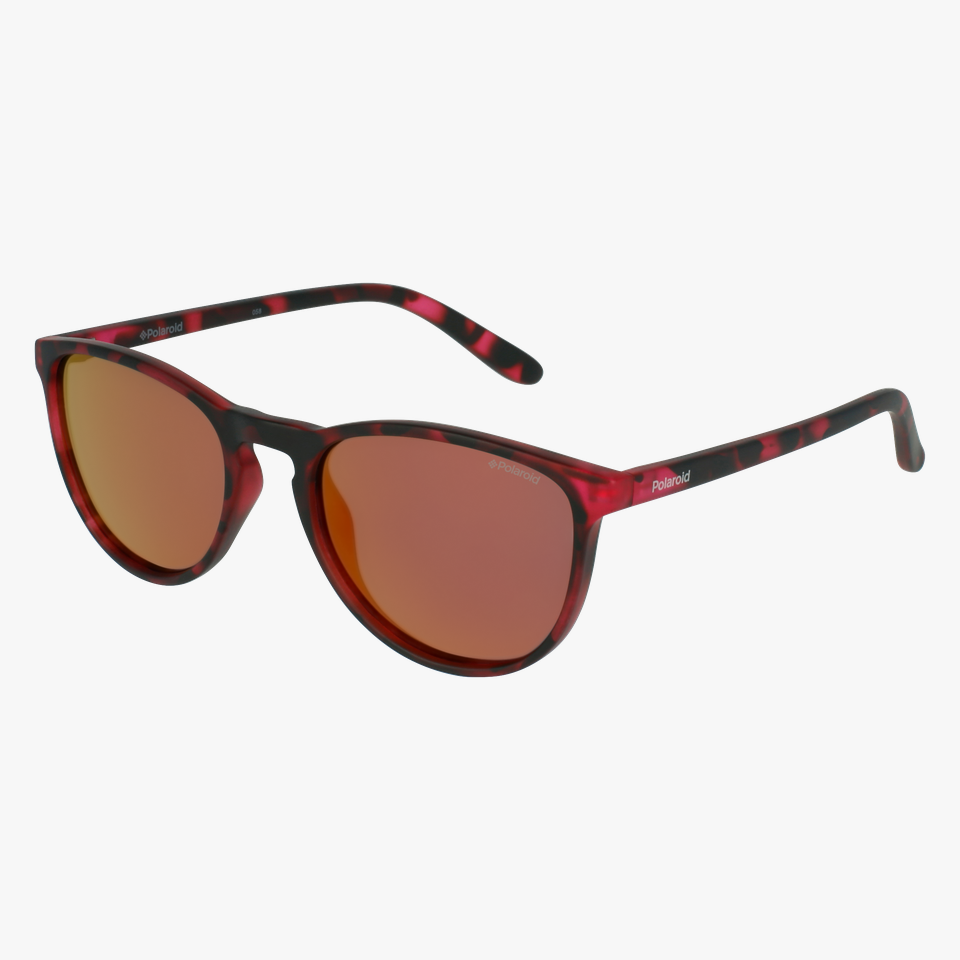 Lunettes de soleil enfant PLD 8028/S écaille/rouge - Vue de 3/4