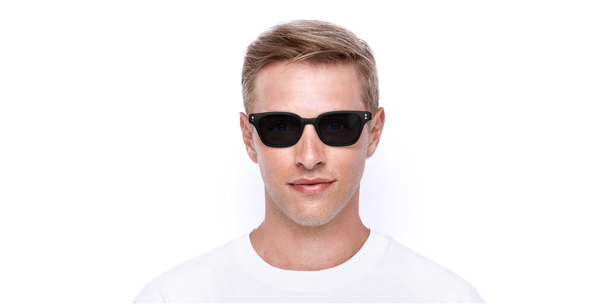 LUNETTES DE SOLEIL HASTINGS noir - Vue de face