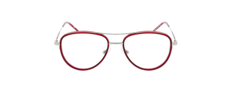 LUNETTES DE VUE homme MAGIC 185 rouge/argenté - Vue de face