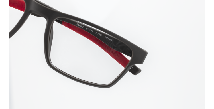 LUNETTES DE VUE homme MAGIC 188 gris/rouge