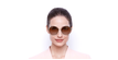 LUNETTES DE SOLEIL femme SK0359-H doré - Vue de face