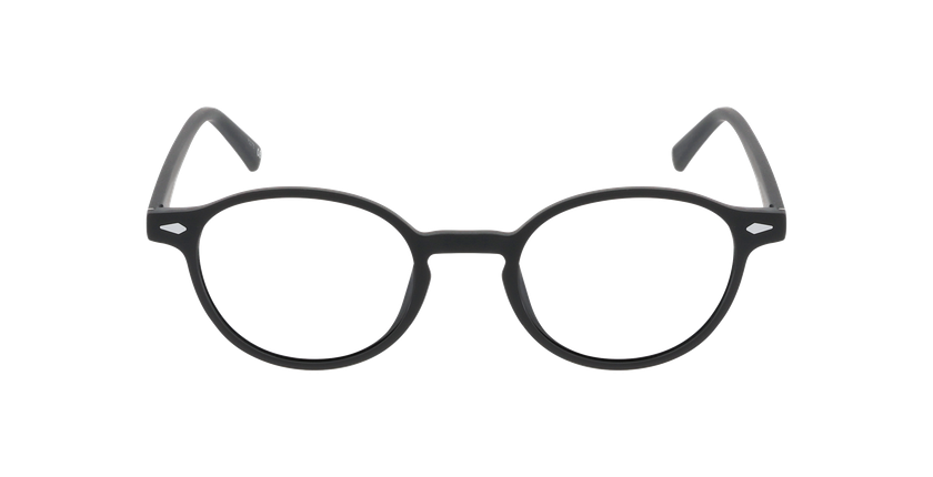 Lunettes de vue homme HARVEY noir - Vue de face