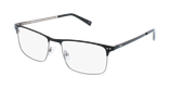 Lunettes de vue homme MAGIC LEON noir/argenté - Vue de face