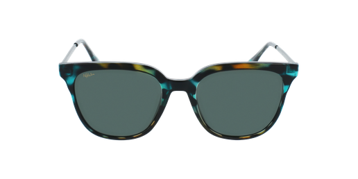 LUNETTES DE SOLEIL femme LUINA écaille/vert Vue de face