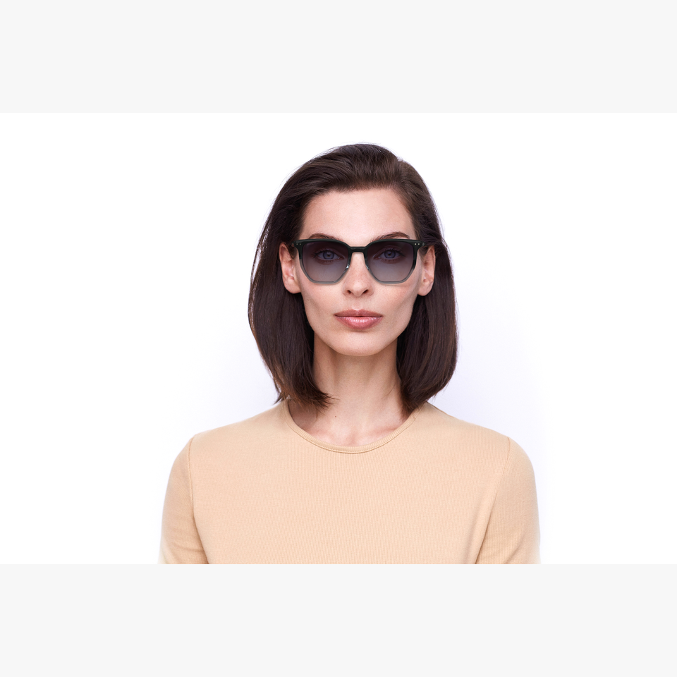 Lunettes de soleil AUSTIN noir - Vue de face