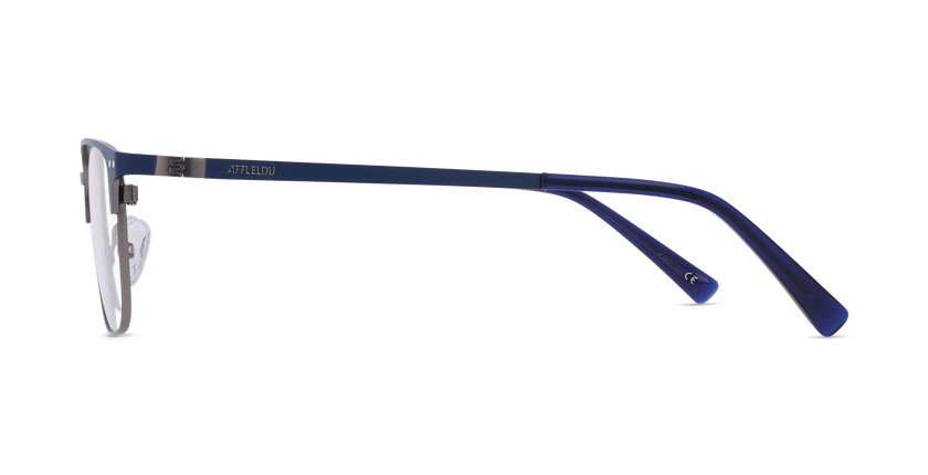 Lunettes de vue homme NATHEO bleu/bleu - Vue de face