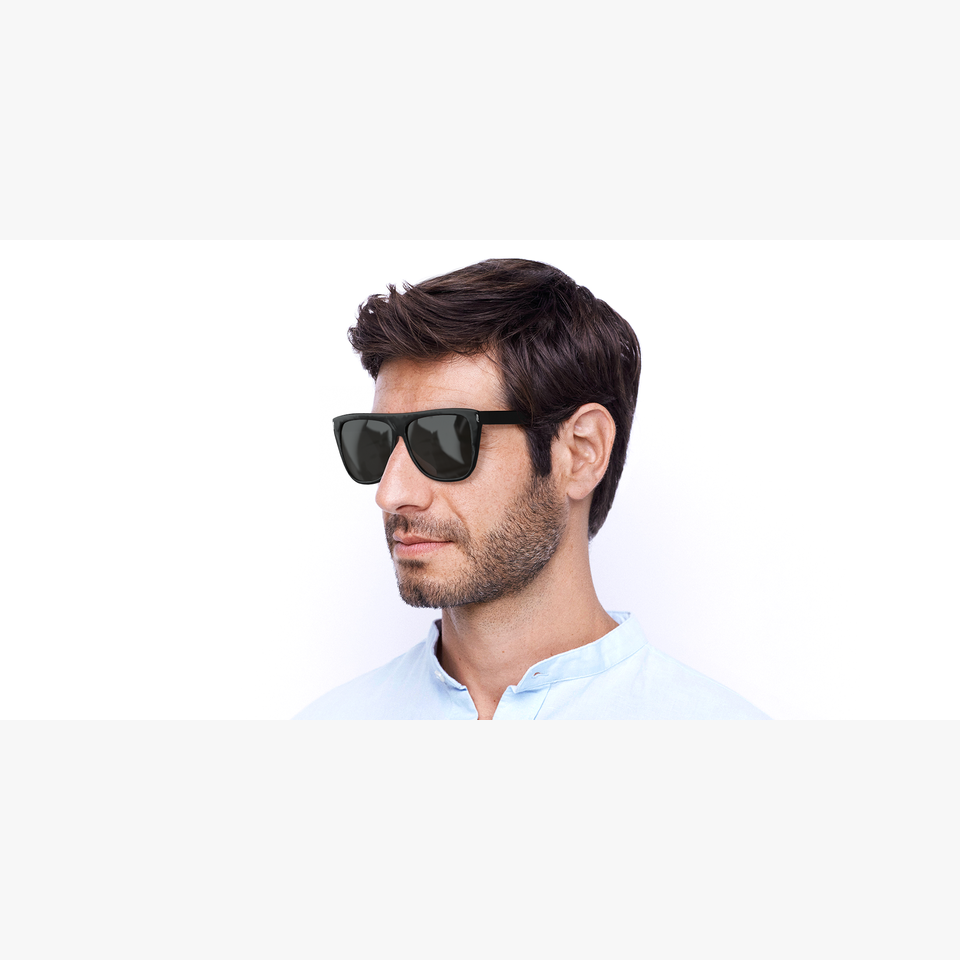 Lunettes de soleil SL 1 SLIM noir - Vue de 3/4