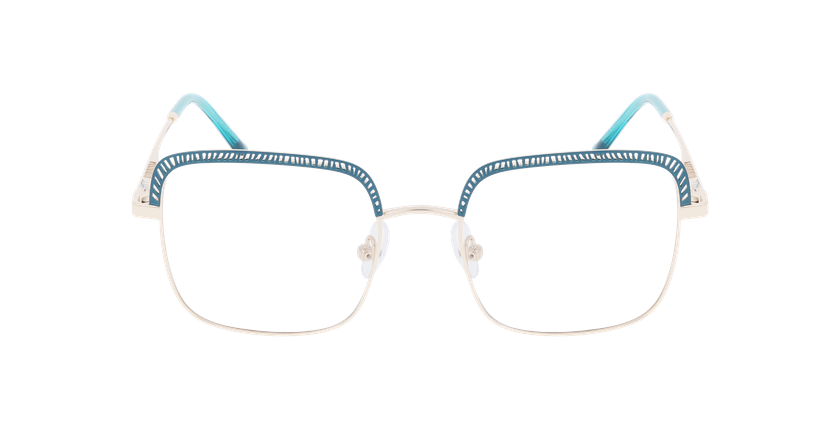 Lunettes de vue femme MAGIC294 bleu - Vue de face