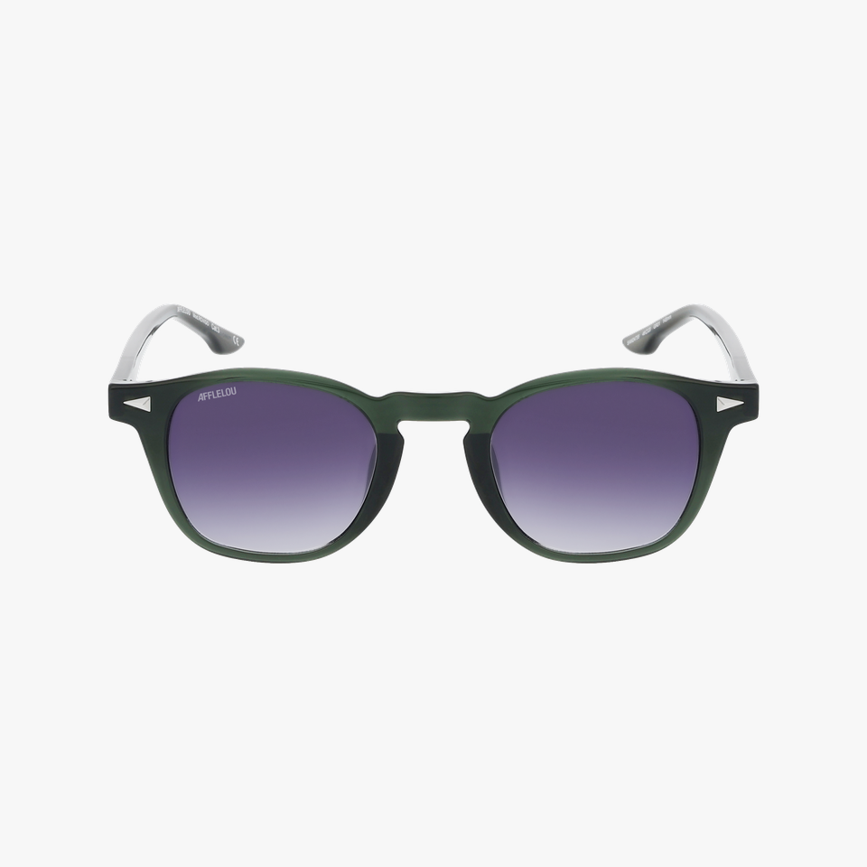 Lunettes de soleil ROVIGO vert - Vue de face