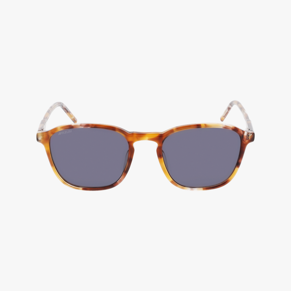 Lunettes de soleil homme BORMIO écaille - Vue de face
