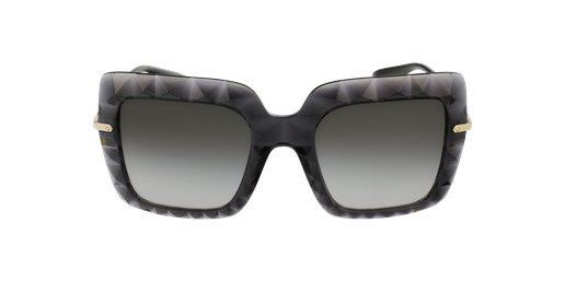 LUNETTES DE SOLEIL femme 0DG6111 gris/doréVue de face
