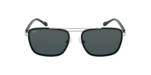 LUNETTES DE VUE homme MARCELLO noir/argenté Vue de face