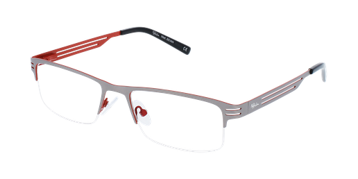 LUNETTES DE VUE homme SEVAN gris/rouge