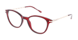 Lunettes de vue femme GEORGIA rouge - Vue de face