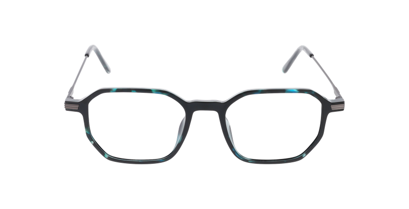Lunettes de vue homme MAGIC260 écaille/vert - Vue de face
