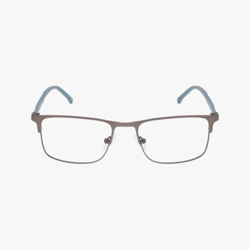 Lunettes de vue homme HENDRICK gun/gris Vue de face