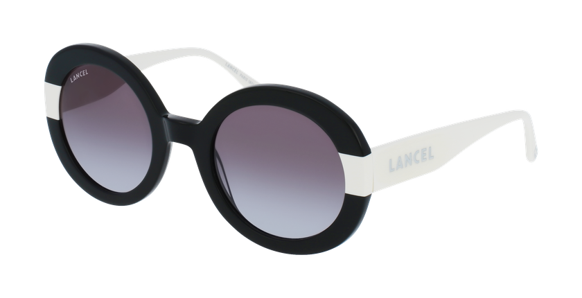 LUNETTES DE SOLEIL femme ROSE LA91003 noir/blanc - Vue de face
