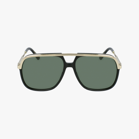 Lunettes de soleil GG0200S dorée Vue de face