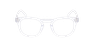 Lunettes de vue homme CARACTÈRES ELEGANT blanc