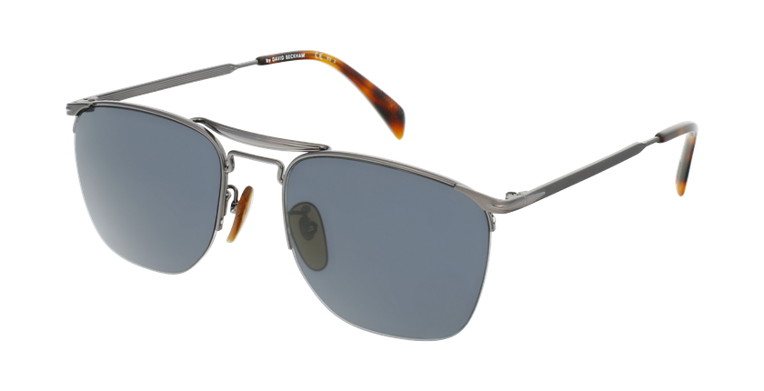 LUNETTES DE SOLEIL homme DB 1001/S argenté - vue de 3/4