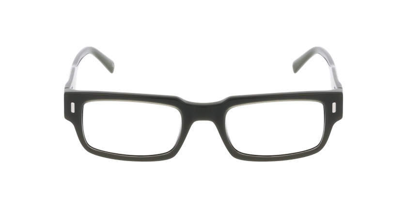 Lunettes de vue homme CARACTÈRES AMBITIEUX vert - Vue de face